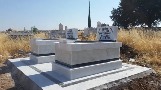 Çok kişilik aile mezarlığı uygulaması — Antep Mezarcı